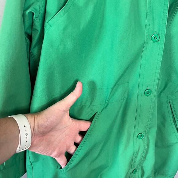 London Fog Green Coat Size 14 Reg - Picture 9 of 16
